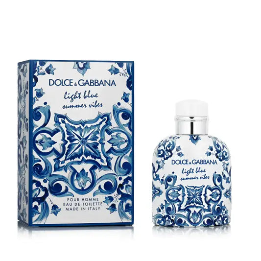 בושם לגבר 125 מ’’ל Dolce & Gabbana Light Blue Summer Vibes או דה טואלט E.D.T