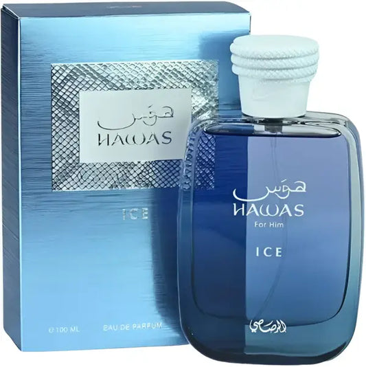 בושם לגבר 100 מ''ל Rasasi Hawas Ice או דה פרפיום E.D.P