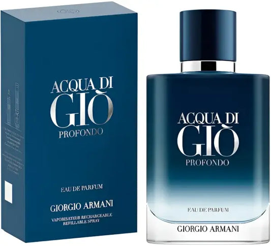 בושם לגבר 100 מ''ל Giorgio Armani Acqua Di Gio Profondo או דה פרפיום E.D.P - ניתן למילוי