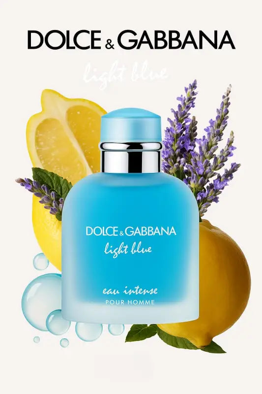 בושם לגבר 200 מ’’ל Dolce & Gabbana Light Blue Eau Intense או דה פרפיום E.D.P