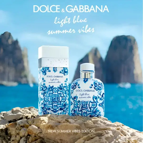 בושם לגבר 125 מ’’ל Dolce & Gabbana Light Blue Summer Vibes או דה טואלט E.D.T